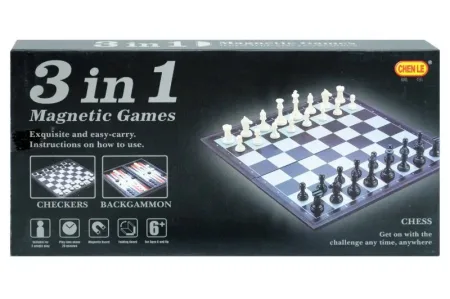 Шахи магнітні 3в1