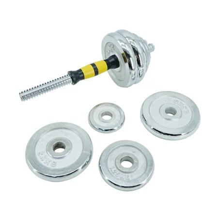 Гантелі розбірні Sport хромовані з грифом у валізі 2 шт по 15 кг