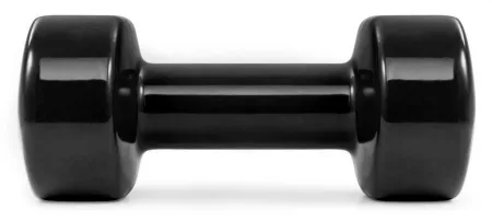 Гантель вінілова PowerPlay 4125 Achilles - 5 кг. Чорна 1 шт.