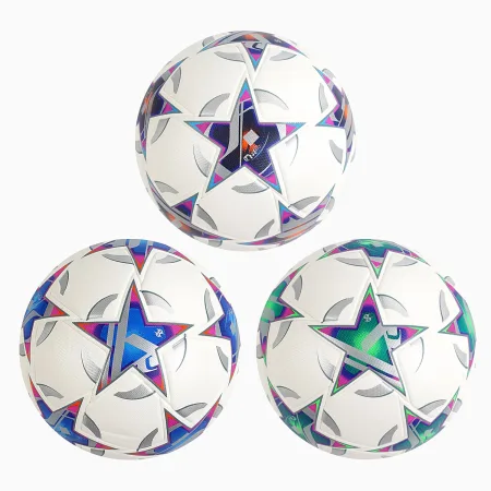 М'яч футбольний термоклеєний №5 темно-синій