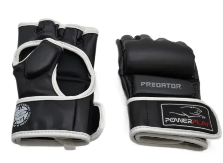 Рукавиці для MMA PowerPlay 3056 чорні - XL