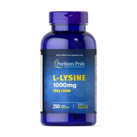 L Lysine - 1000 мг вільна форма 250 таблеток