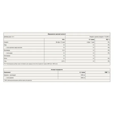 Creatine Monohydrate - 300 г манго