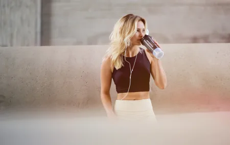 Шейкер спортивний SmartShake Slim - 500 мл сірий