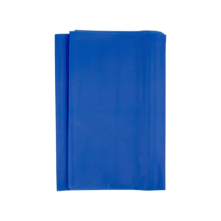 Стрічка еластична для фітнесу та йоги 0,4 мм DOUBLE CUBE синій