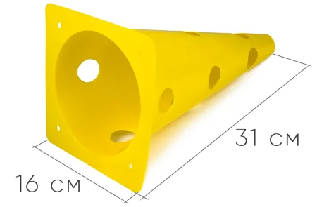 Конус-фішка спортивна EasyFit 31 см жовта