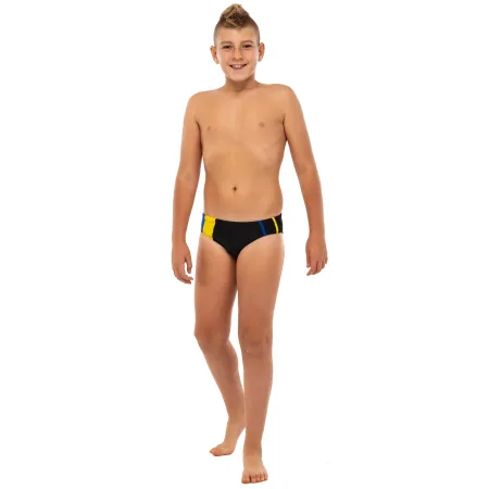 Плавки для хлопчиків класичні для плавання вік 6-10 років чорний 8