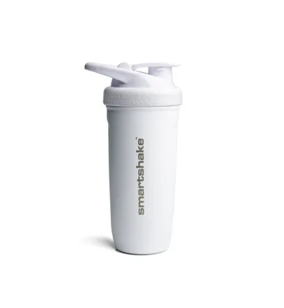 Шейкер спортивний SmartShake металевий Reforce Stainless Steel 900 мл білий