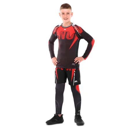 Шорти для змішаних єдиноборств дитячі ММА VNM чорний-червоний V5030 - S