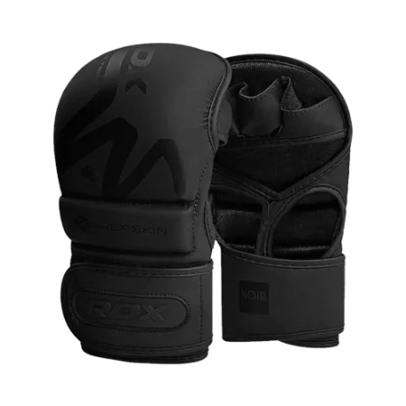 Рукавиці для ММА (Греплінгові рукавички) RDX T15 Noir Inner Matte Black XL
