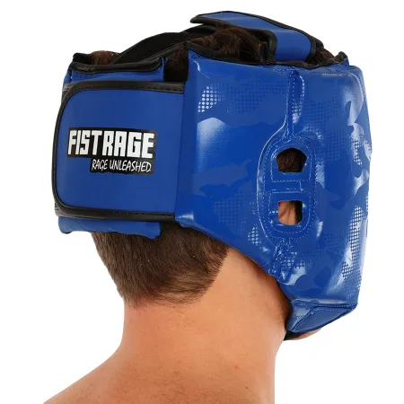 Шолом боксерський відкритий FLEX FISTRAGE синій M