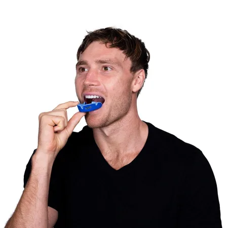 Капа OPRO Silver доросла (вік 11+) Dark Blue/Blue (art.102502002)