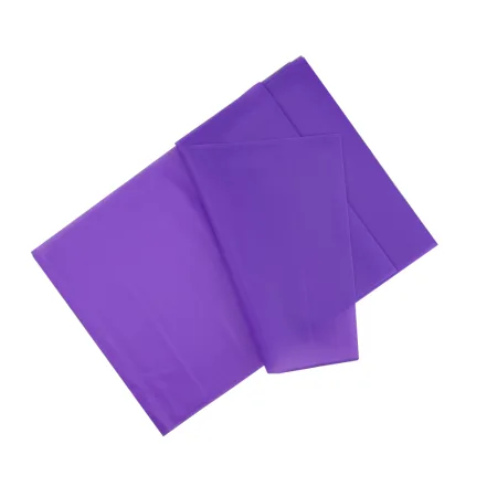 Стрічка еластична для фітнесу та йоги 0,5 мм DOUBLE CUBE фіолетовий