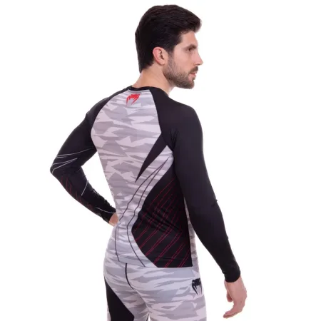 Рашгард лонгслів чоловічий VNM M-2XL чорний-білий 9520 - XL