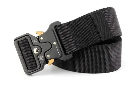 Ремінь тактичний військовий Assault Belt з пряжкою кобра чорний