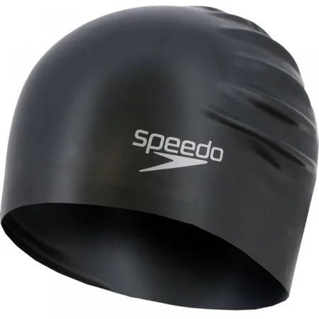 Шапка для плавання Speedo LONG HAIR CAP AU чорна універсальний 8-061680001 (оригінал)