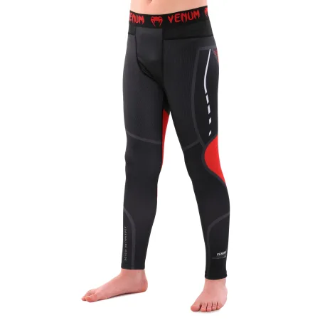 Костюм компресійний дитячий рашгард лонгслів штани та шорти VNM UFC FIGHT WEEK 2XS-L, чорний-червоний 9539B-9639B-V5030 L