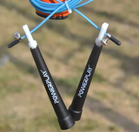 Скакалка швидкісна PowerPlay 4202 Ultra Speed Rope Бірюзова 2,9 m.