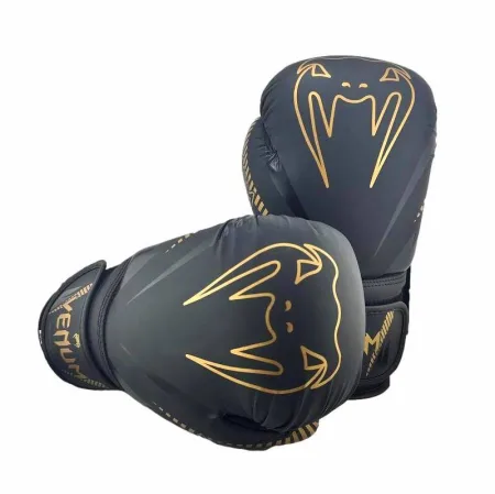Рукавички боксерські VNM 10 унцій чорний матовий