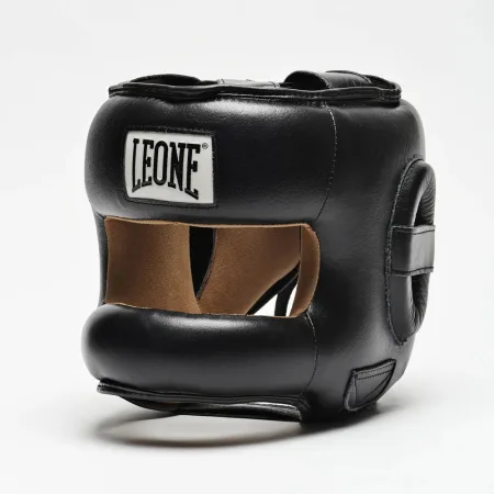Боксерський шолом з бампером Leone CS425 Black L
