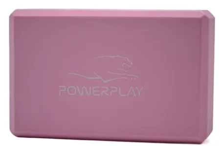 Блок для йоги PowerPlay 4006 Yoga Brick рожевий