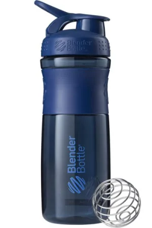Шейкер спортивний пляшка BlenderBottle SportMixer Flip 820 мл темно-синій