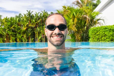 Окуляри для плавання Bestway 14+ 21077 Бірюзовий