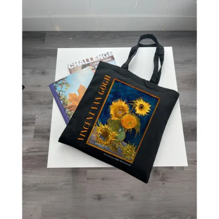 Екошопер BookOpt BK4096 Van Gogh Six Sunflowers чорний