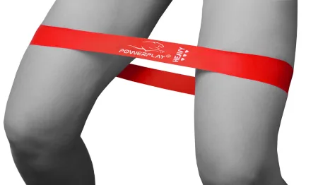 Резинка для фітнесу PowerPlay 4114 Mini Power Band 1,2 мм. Heavy червона (12-15 кг)