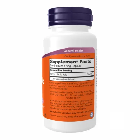 Alpha Lipoic Acid 250 мг - 60 капсул