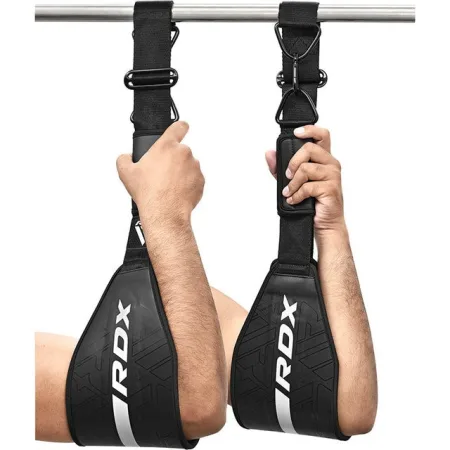 Петлі підвісні (петлі береша) RDX F6 KARA Gym Workout Abs Straps Black/White