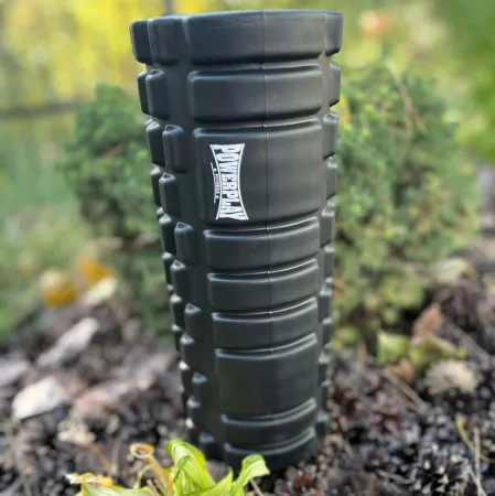 Масажний ролик (роллер) PowerPlay 4025 Massage Roller Чорний 33x14 см