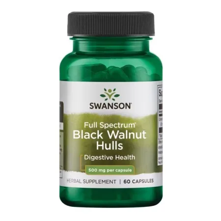 Black Walnut Hulls 500 мг - 60 капсул