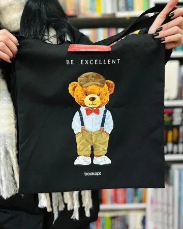Екошопер BookOpt ВК4057 Teddy Bear (Be Excellent) чорний