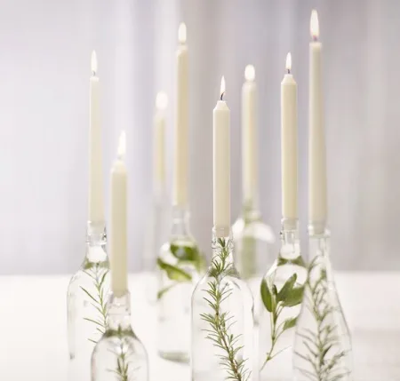 Набір свічок столових Bispol s30 090 білі