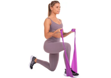 Стрічка латексна EasyFit 0,35 мм для пілатеса та йоги зелена