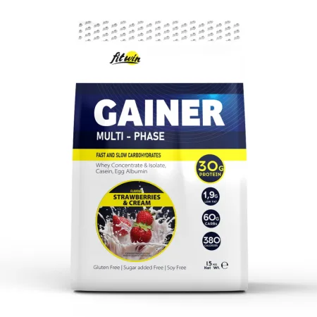 Gainer Multi Phase 1.5 kg Strawberry and Cream Universal