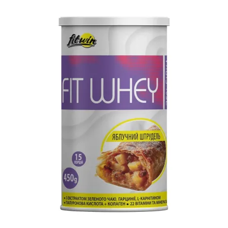 Fit Whey - 450 г яблучний штрудель