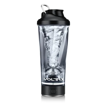Шейкер спортивний електричний VOLTRX VortexBoost 600 мл. Tritan Black
