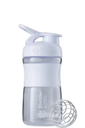 Шейкер спортивний пляшка BlenderBottle SportMixer Flip 590 мл Білий