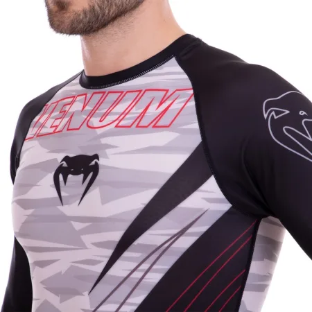 Рашгард лонгслів чоловічий VNM M-2XL чорний-білий 9520 - XL