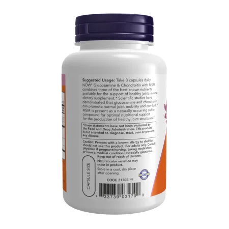 Glucosamine & Chondroitin with MSM - 180 капсул