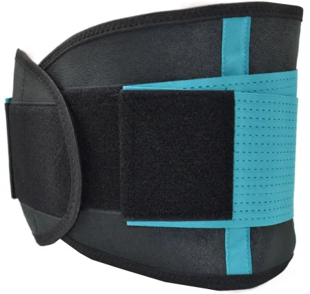 Пояс компресійний MadMax MFA-277 Slimming belt Black/turquoise L