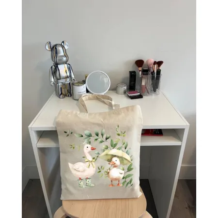 Екошопер BookOpt BK4103 веселі гусята бежевий