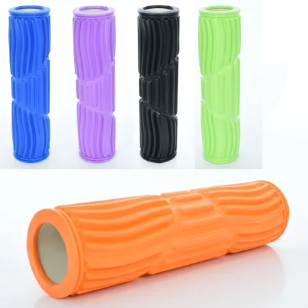 Роллер для занять йогою та пілатесом 45 см*11 см Зелений