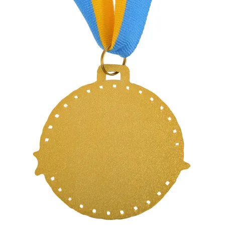 Медалі зі стрічкою 1 місце 6 см