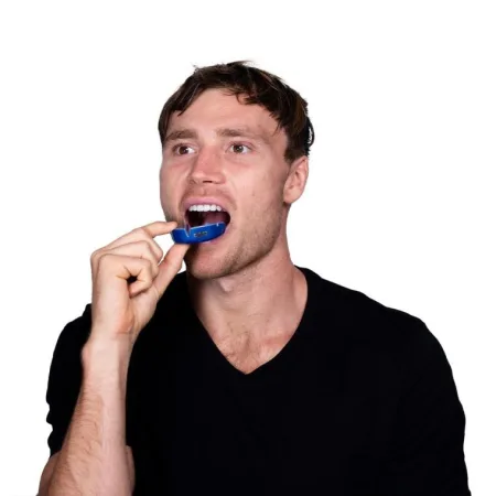 Капа OPRO Gold доросла (вік 11+) Blue/Pearl (art.102504002)