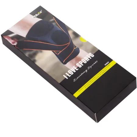 Наколінник еластичний бандаж з фіксуючим ременем MUTE 1 шт