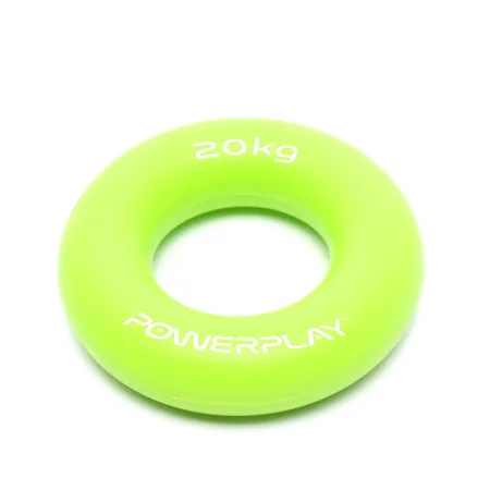 Еспандер кистьовий силіконовий PowerPlay PP-4324 Hand Grip Ring Medium 20 кг. зелений