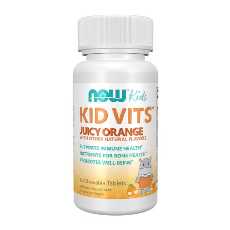 Kid Vits™ Juicy Orange Chewable 60 таблеток апельсин (до 01.27)